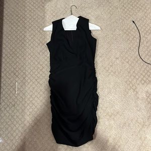 black aritzia Babaton mini dress